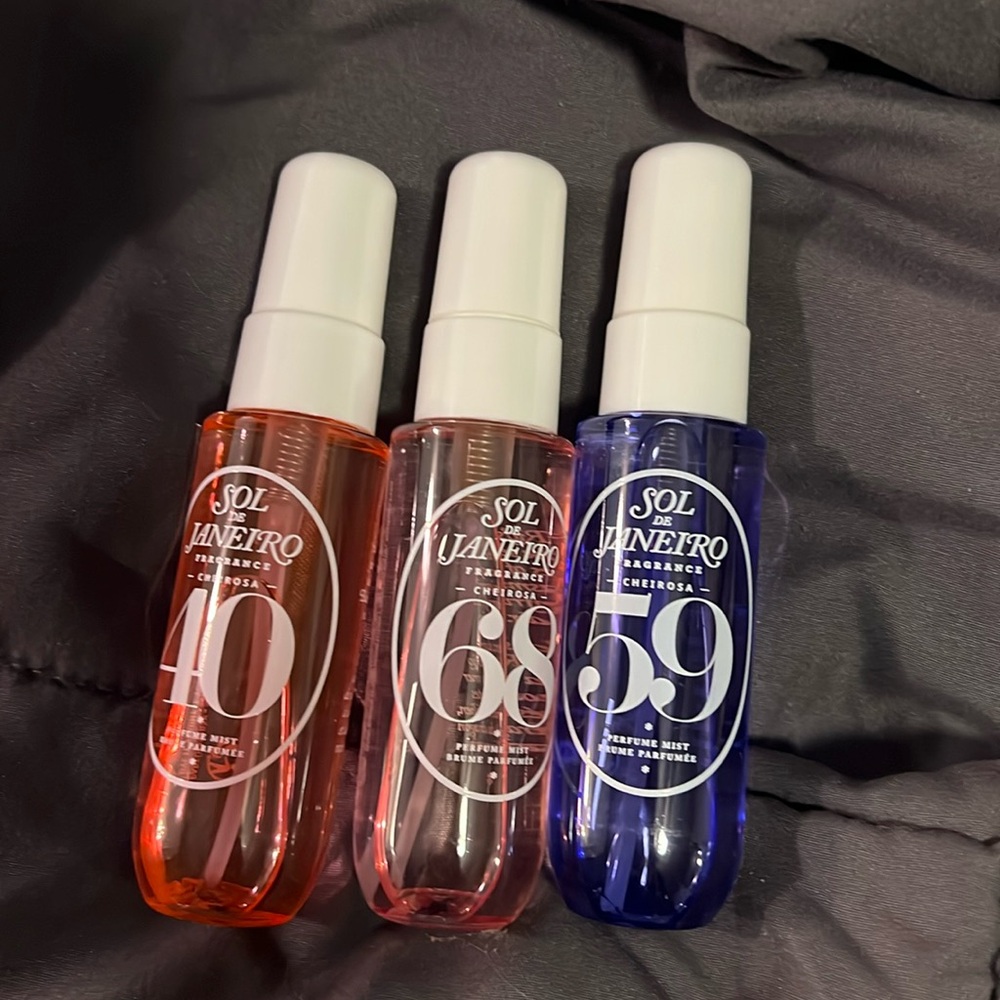 3 mini size (30ml) sol de janeiro mist